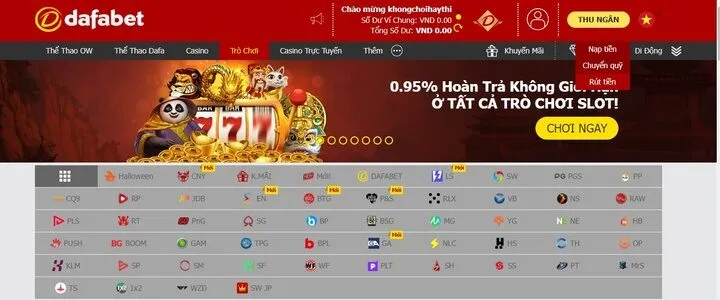 Hướng dẫn chi tiết cách rút tiền nổ hũ Dafabet từng bước