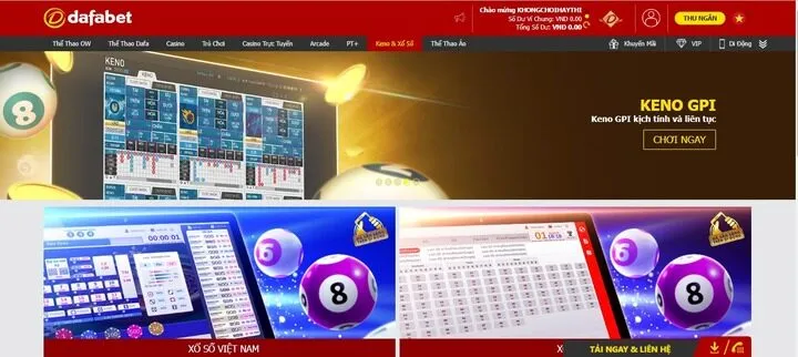 Ưu điểm của Xổ số Việt Nam Dafabet